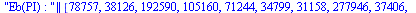 Eb(PI) : 
